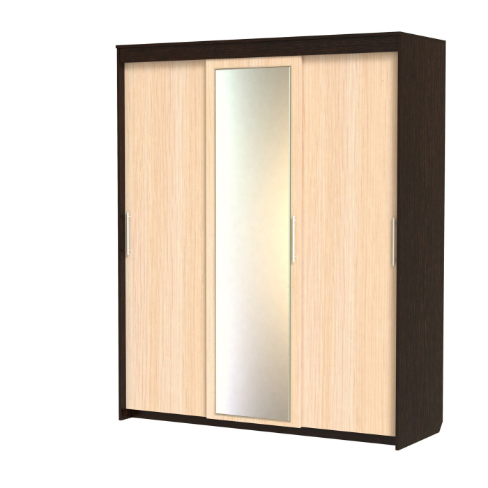 Шкафы-купе 3-х дверные, Шкаф-купе шк-21 с зеркалом