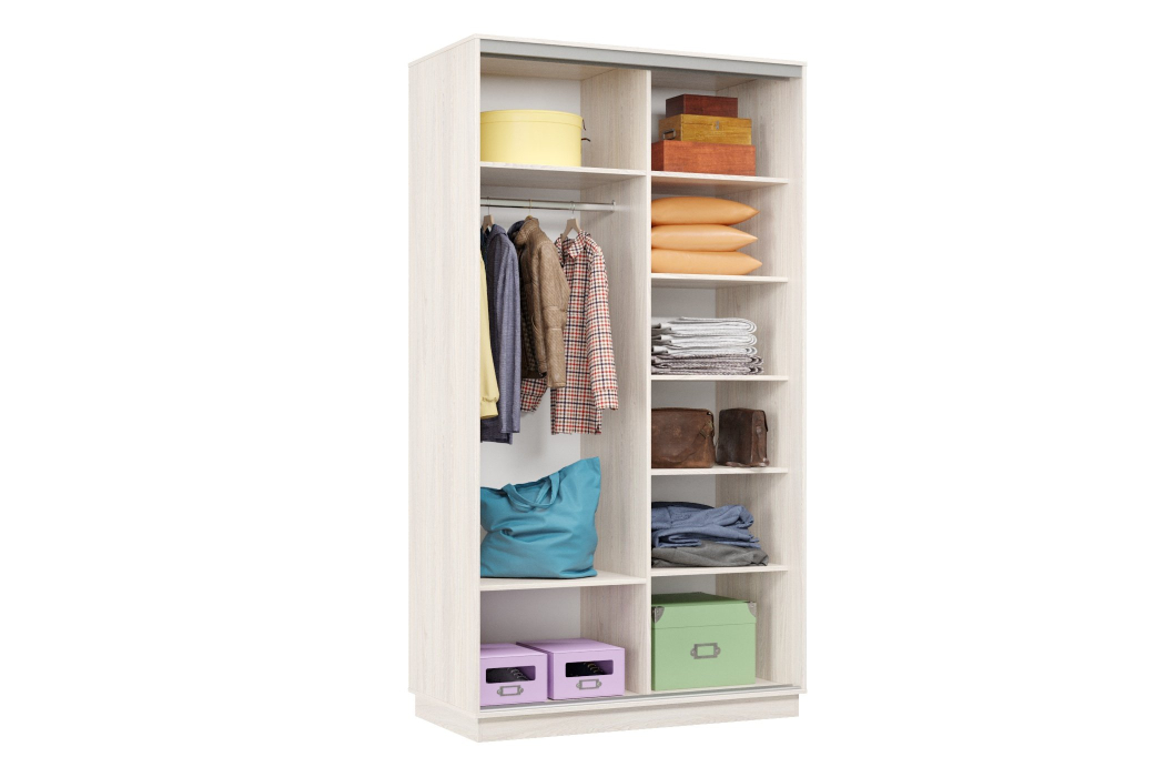 Шкафы-купе, Шкаф-купе Премьер Лайт 04 (08;08) двухдверный