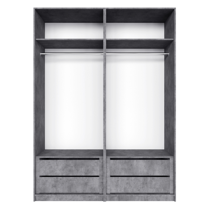 Шкафы распашные, Шкаф распашной Е1 Локер 162х52.5х220 см, с модулем