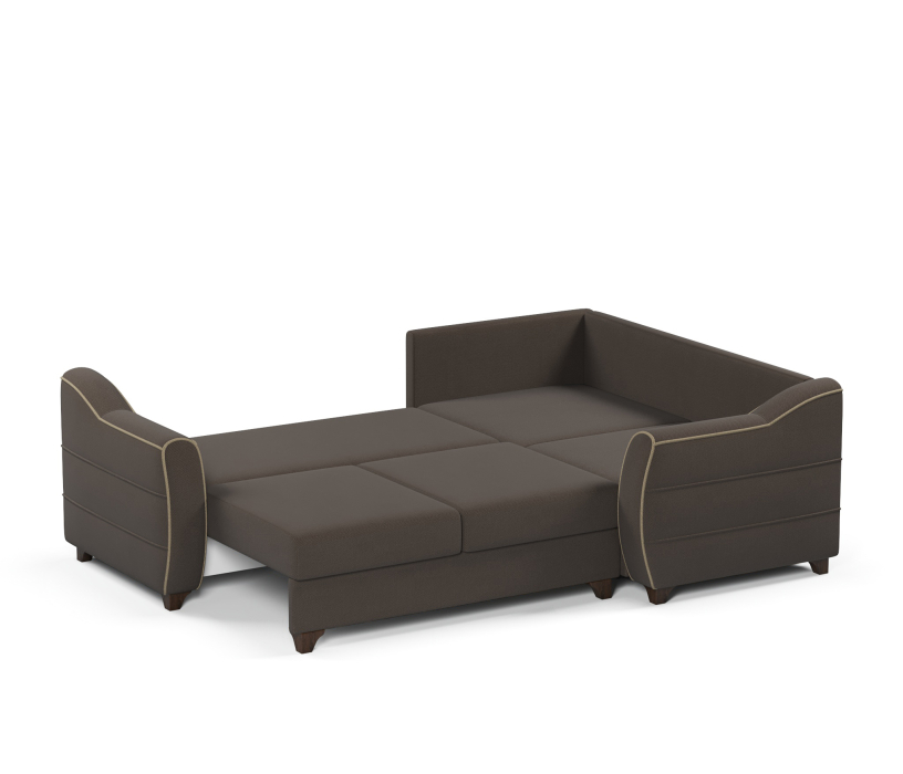 Диваны угловые в гостиную, Диван-кровать угловой Френсис еврокнижка, велюр