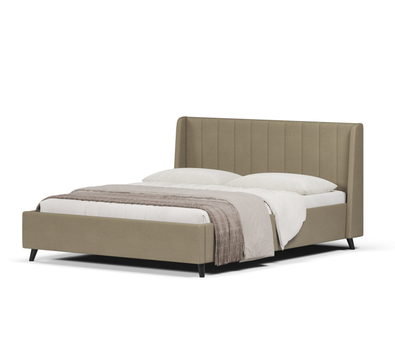 Мягкая кровать, Кровать Милла 160, велюр