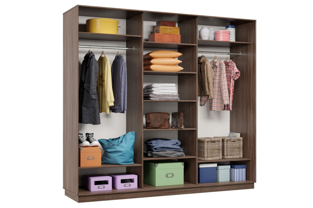 Шкафы-купе, Шкаф-купе Премьер 54 (15;15;15) трёхдверный