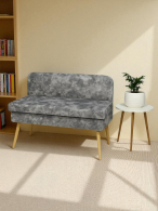 Кушетка диван, Диван кушетка с ящиком Эда, плюш 