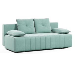 Диван-кровать прямой Лестер аккордеон-евро, велюр