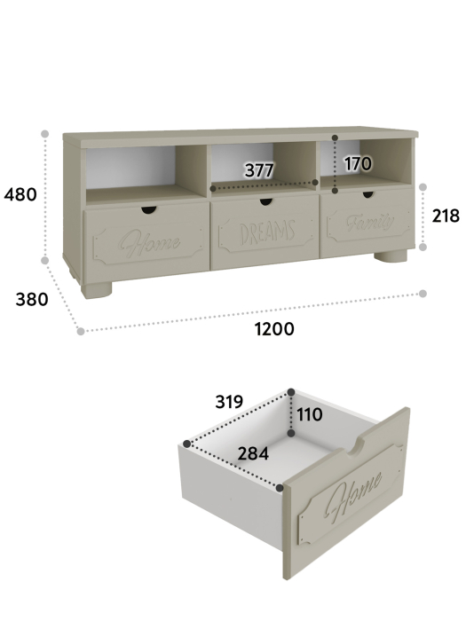 ТВ-тумбы, Тумба ДримСтар ДС-16