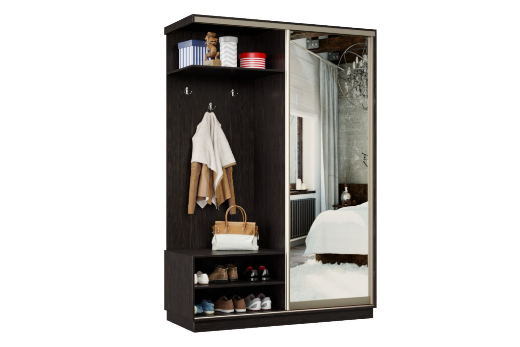 Шкафы-купе, Прихожая-купе Премьер 01 Венге