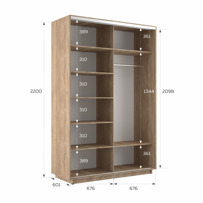 Шкафы-купе 2-х дверные, Шкаф-купе Экспресс 2-х дверный Фотопечать Шелк Стекла 140х60х220