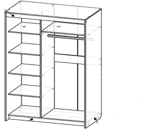 Шкаф-купе шк-22