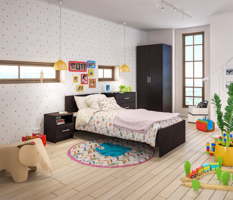 Для девочек, Терра детская Венге-комплект 2