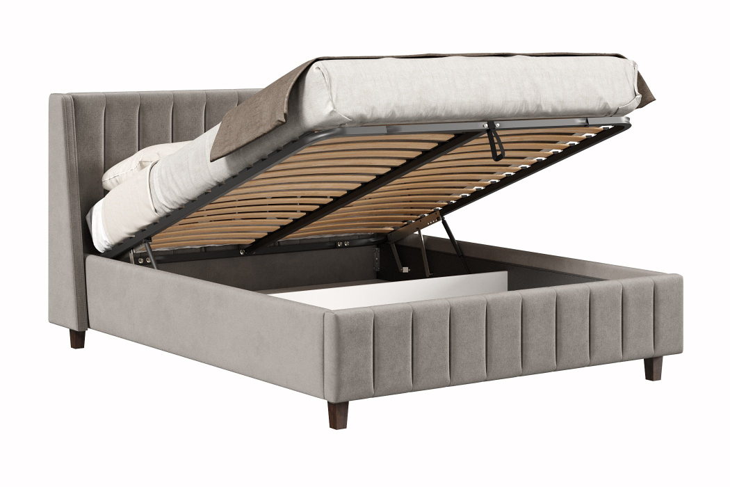 Мягкая кровать, Кровать Милана 1600 с подъёмным механизмом