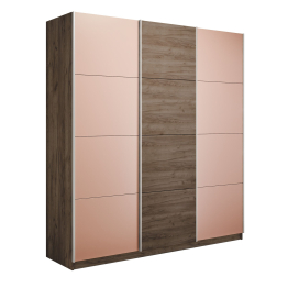 Шкаф-купе Эста 3-х дверный ДСП/Стекла пудра/Доводчик 300х66х240