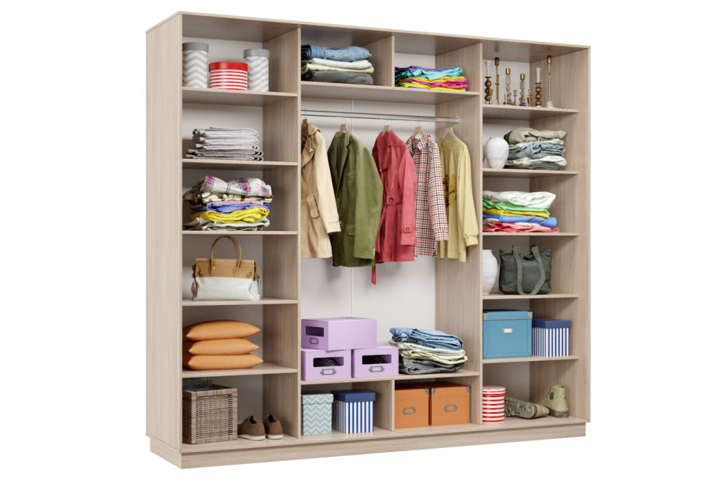 Шкафы-купе, Шкаф-купе Премьер 62 (14;14;14) трёхдверный