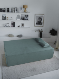 Диван бескаркасный Клайд, велюр