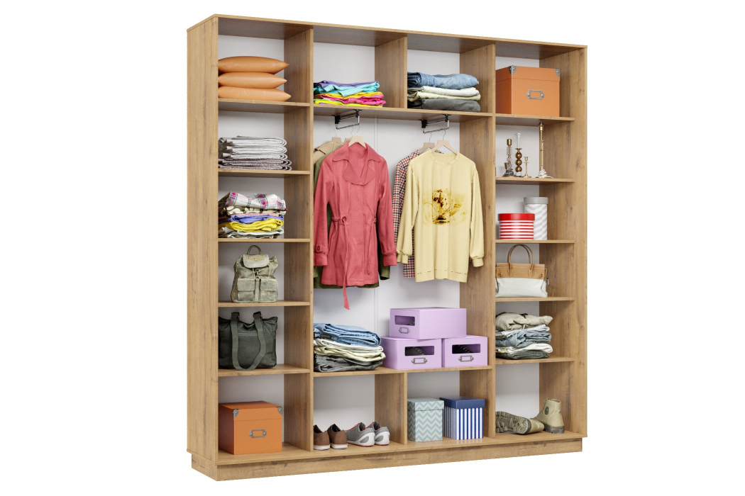 Шкафы-купе 3-х дверные, Шкаф-купе Премьер 35 (01ЗБ;01ЗБ;01ЗБ) фасады зеркало бронза/трёхдверный/Профиль чёрный муар