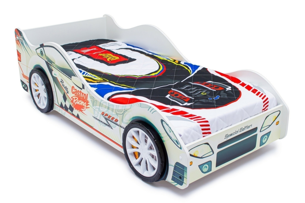 Для мальчика, Детская кровать-машина Бельмарко Безмятежность