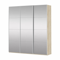 Шкафы-купе 3-х дверные, Шкаф Прайм трио  Зеркало 2300 х 1800 х 570