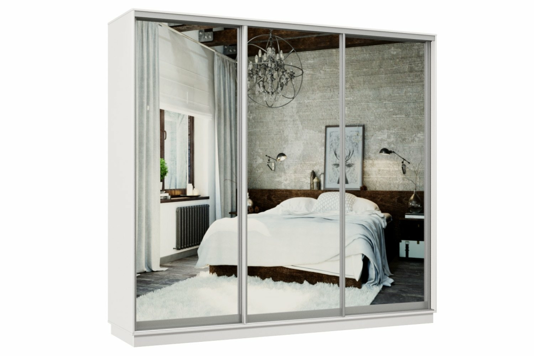 Шкафы-купе, Шкаф-купе Премьер 58 белый