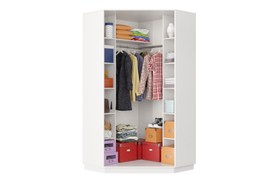 Шкаф-купе Премьер Лайт 71 угловой (11;11) двухдверный