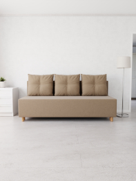 Прямой диван Сияние,еврокнижка,велюр