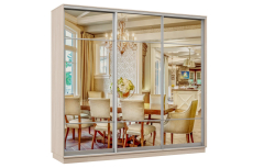 Шкафы-купе 3-х дверные, Шкаф-купе Премьер Лайт 54 (11;11;11) трехдверный