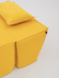 Бескаркасное кресло Клайд,велюр