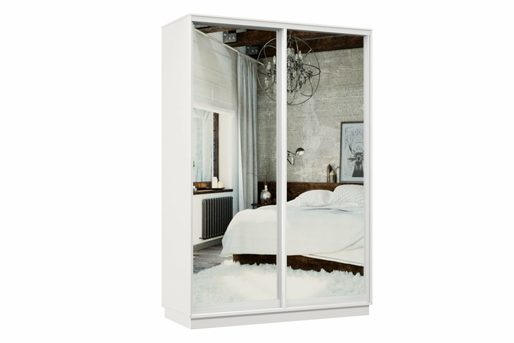 Шкафы-купе, Шкаф-купе Премьер 04 белый