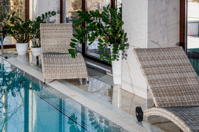 Шезлонг AGATA бежевый без матраса