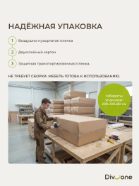 Бескаркасный диван-кровать Дадли 2000*1050мм., велюр