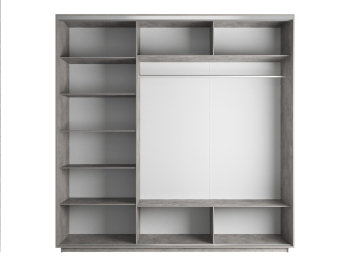 Шкаф-купе Экспресс 3-х дверный Фотопечать Ленты Стекла 210х60х240