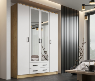 Шкаф Квадро распашной 1,6 м ЛДСП