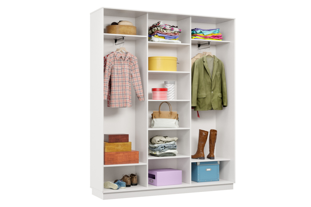 Шкафы-купе 3-х дверные, Шкаф-купе Премьер Лайт 27 (08;08;08) трехдверный