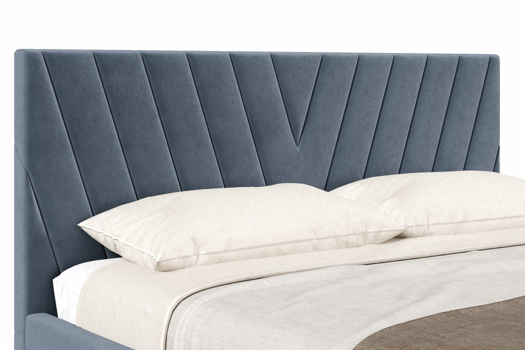 Мягкая кровать, Кровать Палермо 1800, велюр