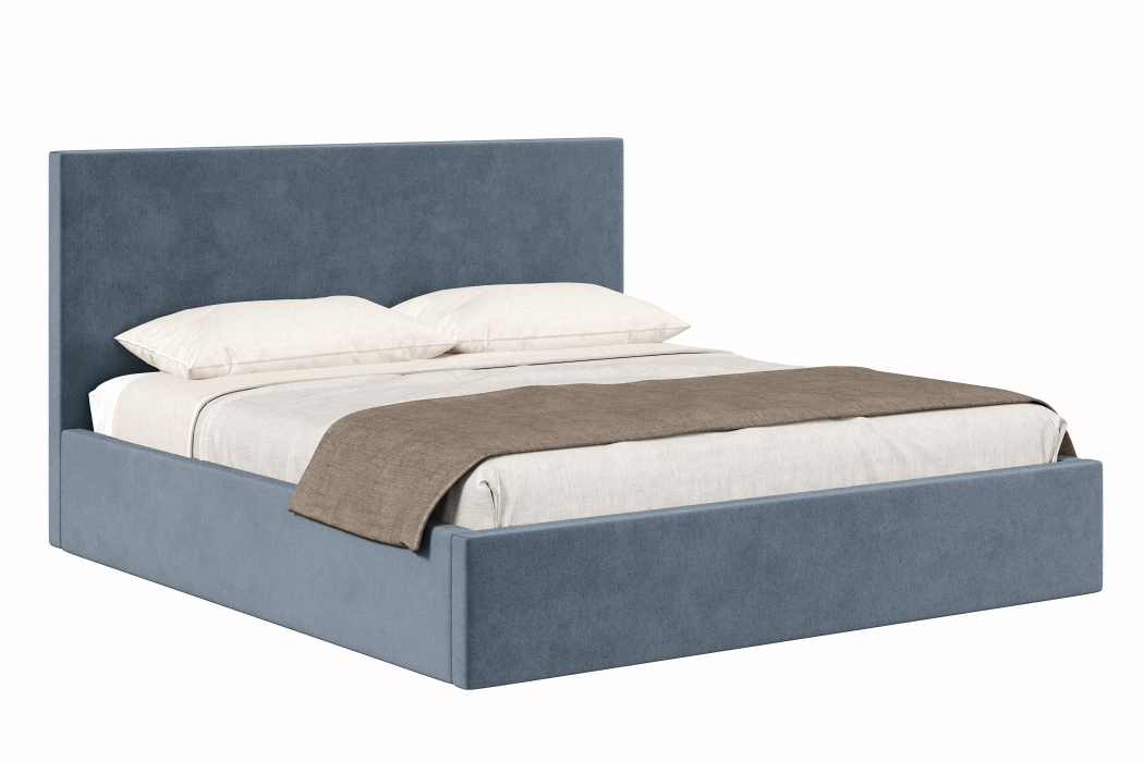 Мягкая кровать, Кровать Парма 1800 с подъёмным механизмом, велюр