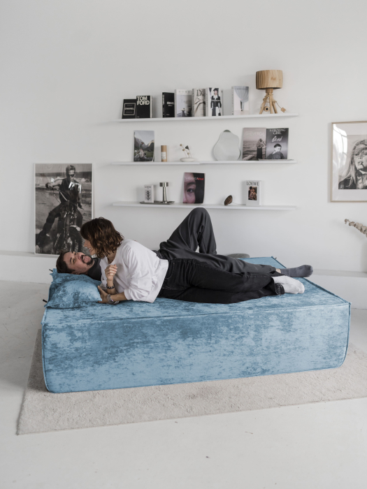 Бескаркасные диваны, Диван бескаркасный Клайд, плюш