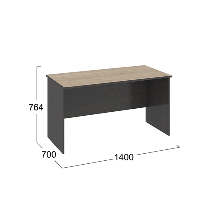 Прямые, Стол письменный Успех-2 ПМ-184.03