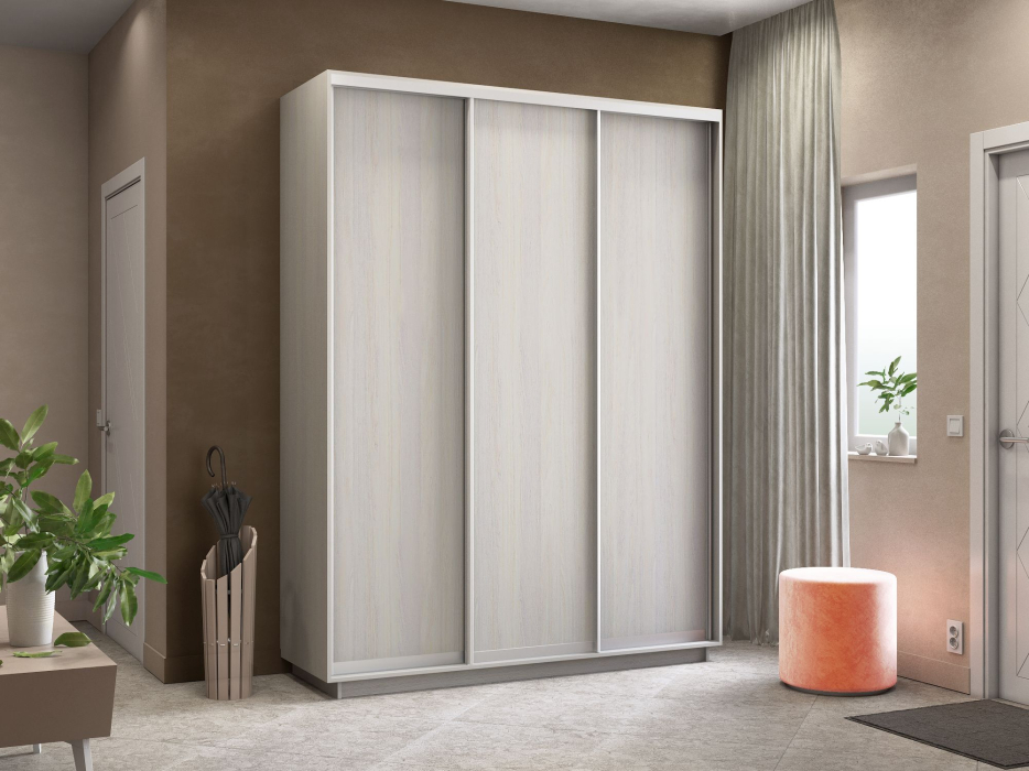 Шкафы-купе 3-х дверные, Шкаф-купе Экспресс Элемент трио 2200 x 1800 x 450