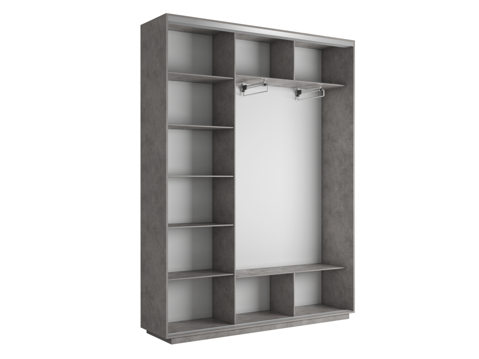 Шкафы-купе 3-х дверные, Шкаф-купе Экспресс Элемент трио 2200 x 2100 x 450