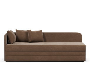 Диван прямой Ава 3 нераскладной,велюр