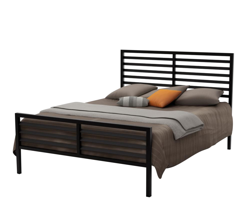 Кровати 140 см, Кровать в стиле лофт Даллас 1.4