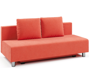 Диван-кровать прямой Парма Комфорт еврокнижка,велюр