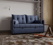 Диваны выкатные, Прямой диван Палермо,выкатной,велюр