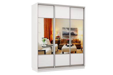 Шкаф-купе Премьер Лайт 23 (05;05;05) трехдверный