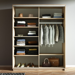 Шкаф-купе Экспресс 2-х дверный Фотопечать Калейдоскоп Стекла 160х60х240