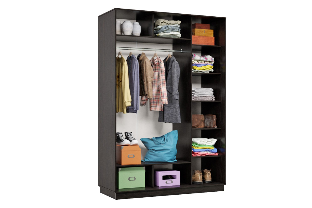 Шкафы-купе, Шкаф-купе Премьер Лайт 12 (02;01) двухдверный