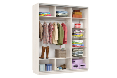 Шкаф-купе Премьер Лайт 24 (08;08;08) трехдверный