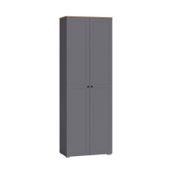 Шкафы распашные, Шкаф Остин 16.307, серый графит, дуб золотой крафт