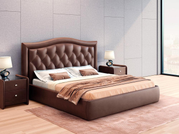 Кровать Грация в базовых тканях, без основания и без подъемного механизма, 160х200