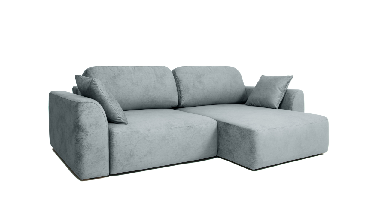 Диваны угловые в гостиную, Диван угловой Trump mini, велюр