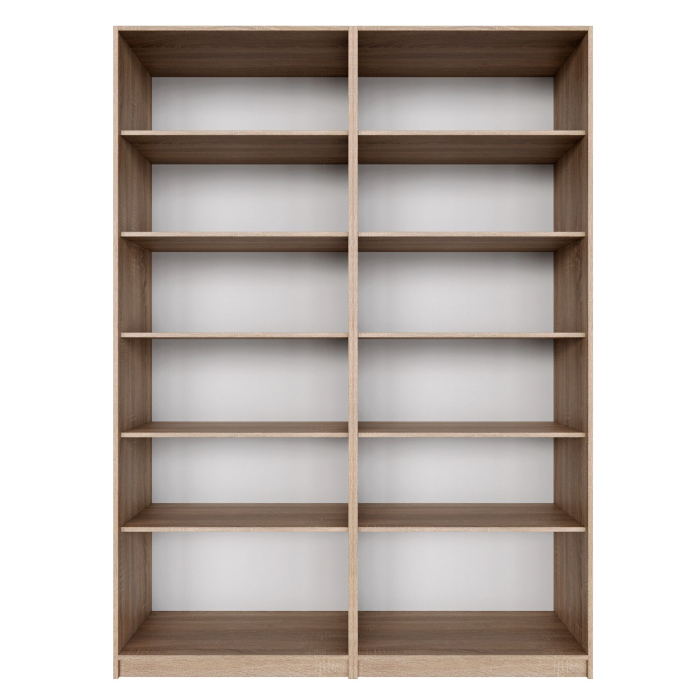 Шкафы распашные, Распашной шкаф Локер 800+800 (Гармошка с системой Push to Move/Левый) с полками