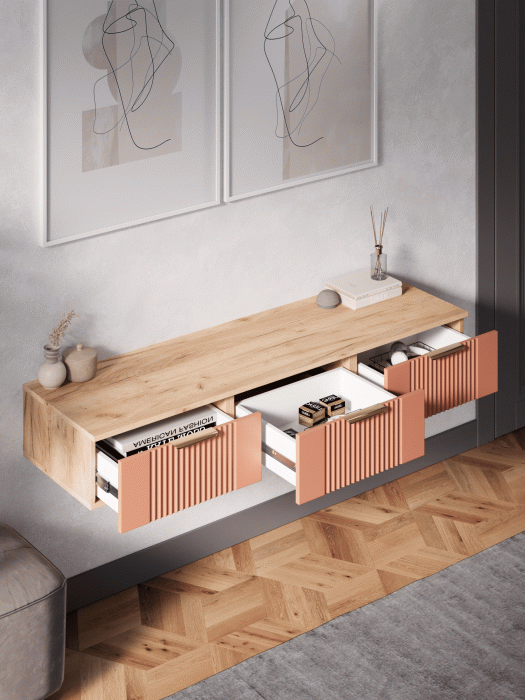 ТВ-тумбы, ТВ тумба подвесная Ингрия Luxe 3